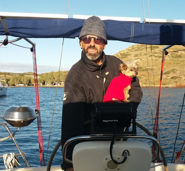 Renato e Bella, nossa adorável Yorkshire.